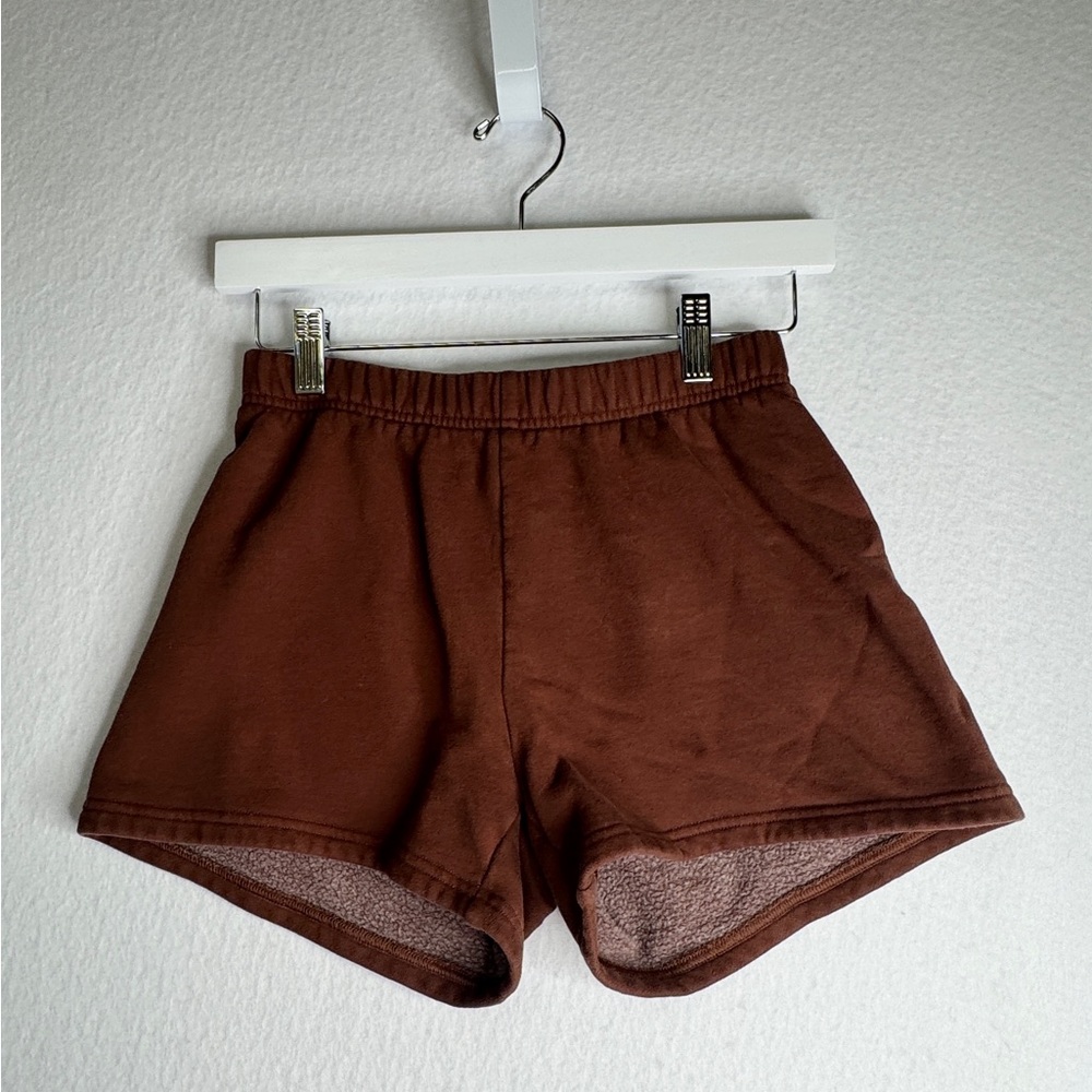 Aritzia TNA Brown Women's Athletic Sweat Shorts, XS